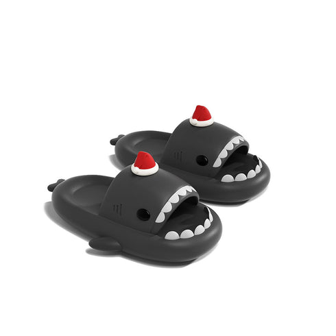 Sharkicks Basic - Claquettes Requins Père Noël